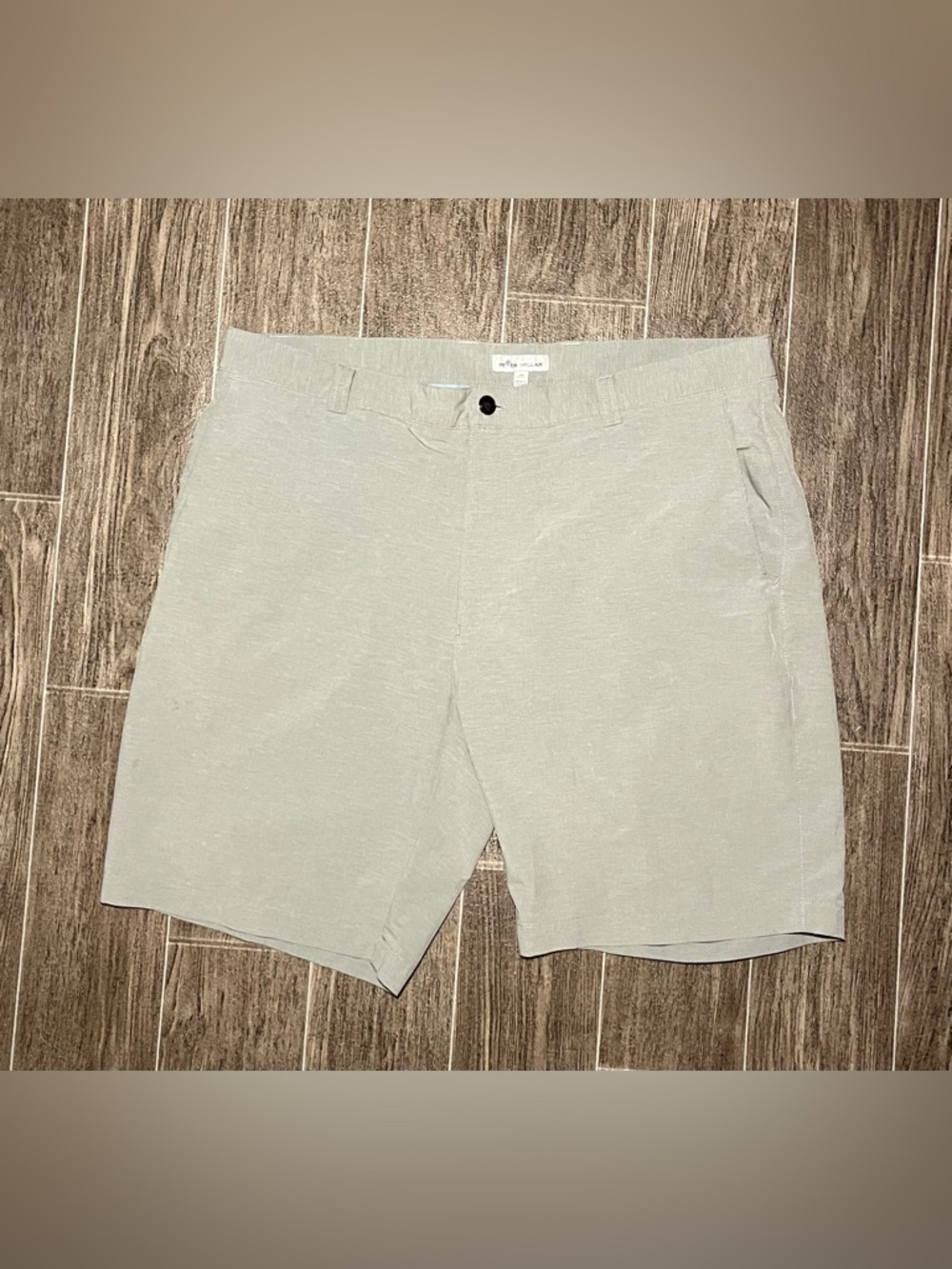 Peter Millar Shorts Mens 38 Gray Crown Crafted Shackleford Performance Stretch